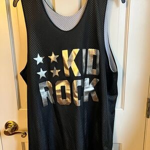 Kids rock basketball jersey size M